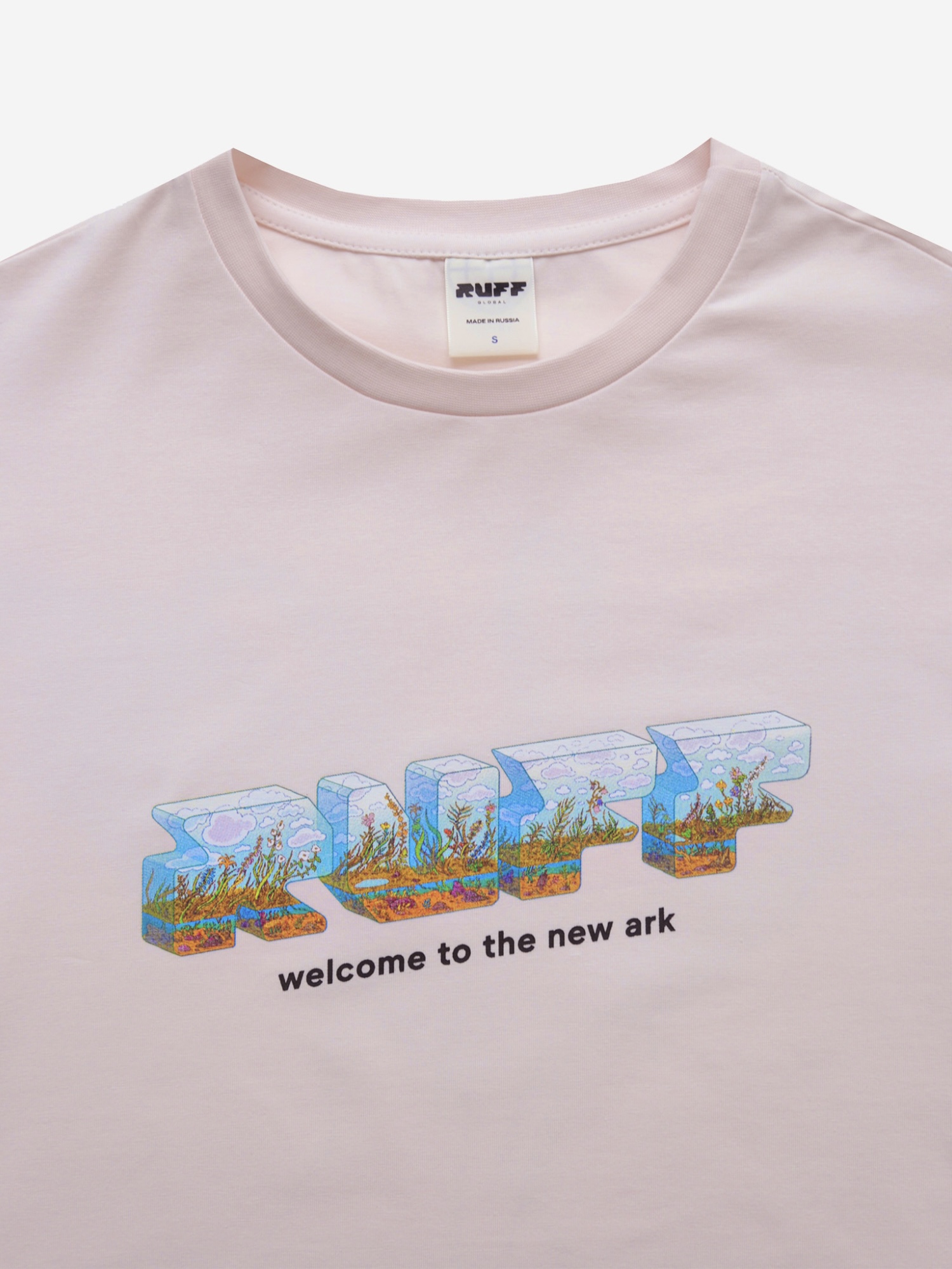 Лонгслив "The New Ark" / Розовый