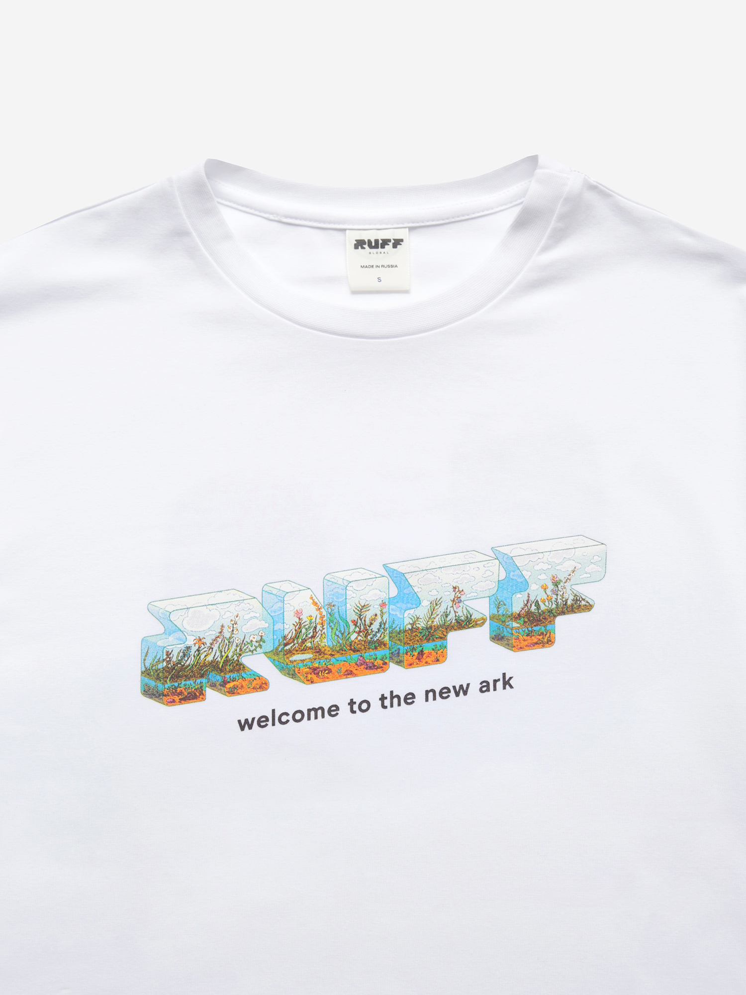 Лонгслив "The New Ark" / Белый