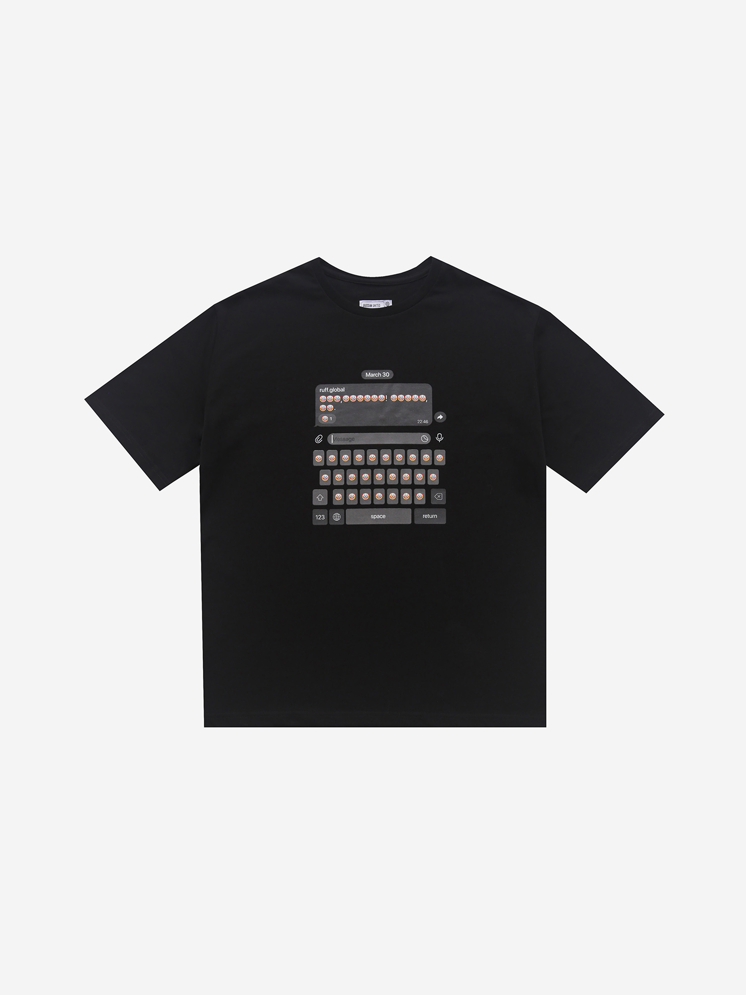 Хлопковая футболка "Clown Keyboard"