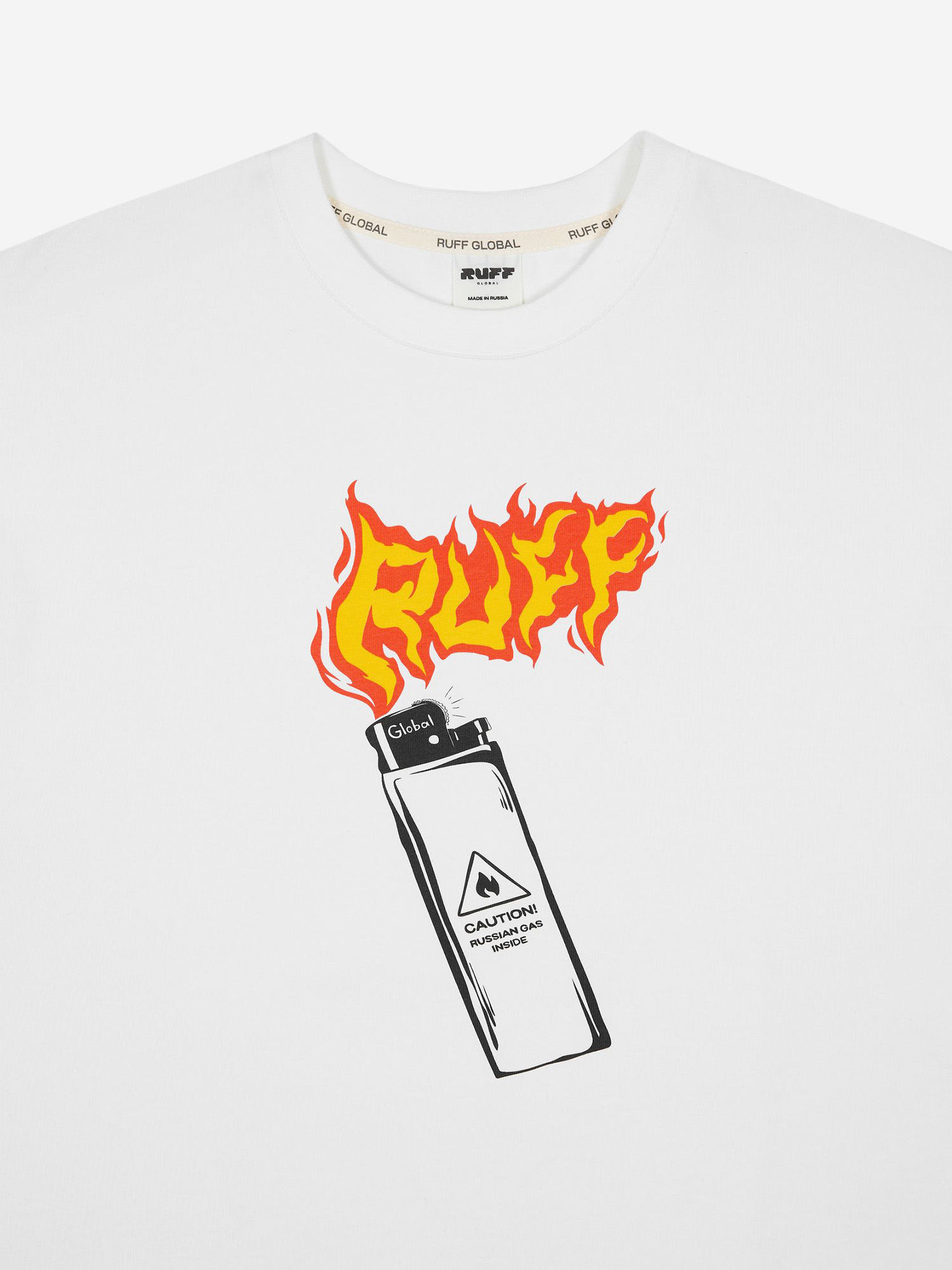 Хлопковая футболка "GAS LIGHTER"