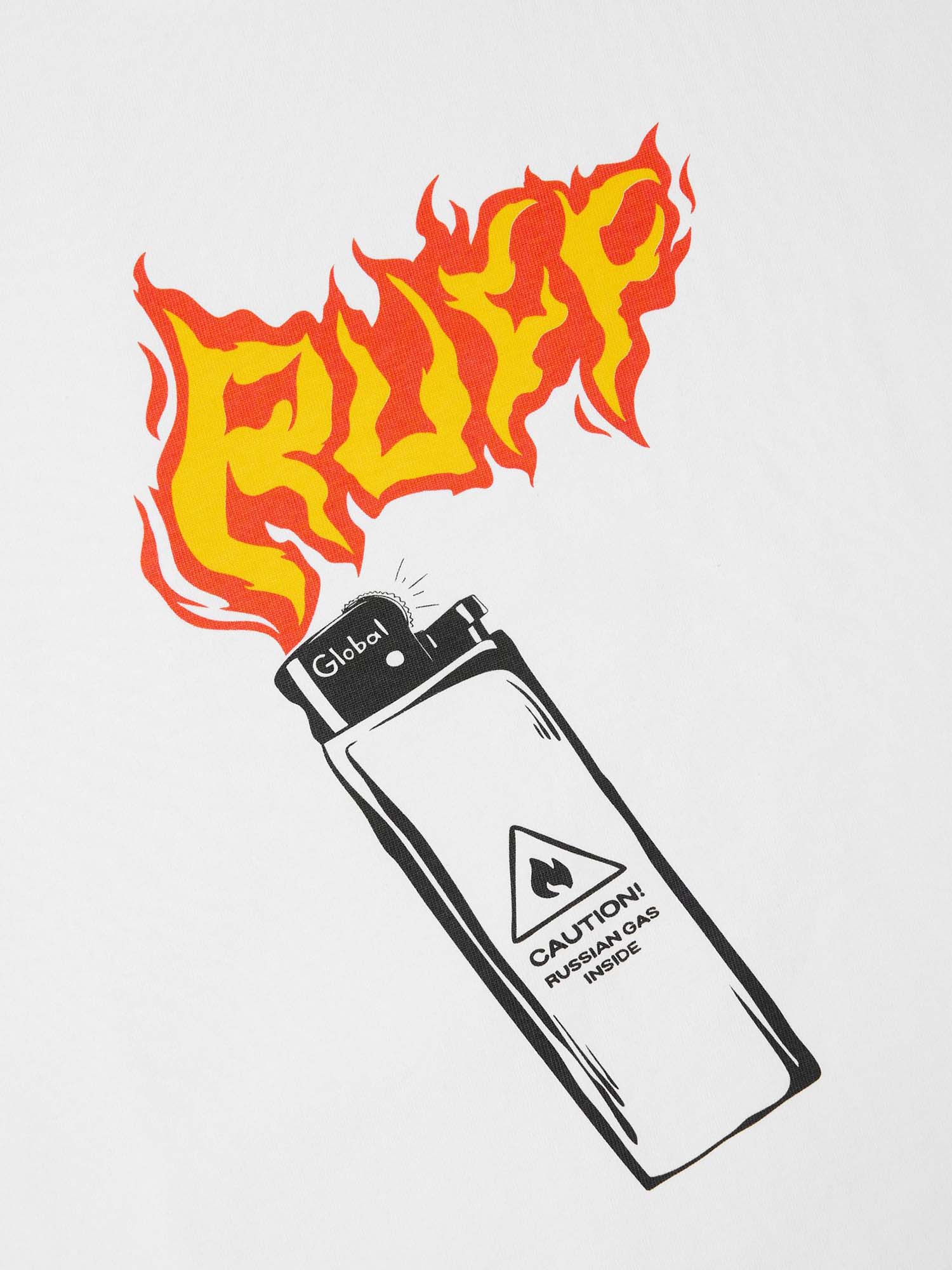 Хлопковая футболка "GAS LIGHTER"